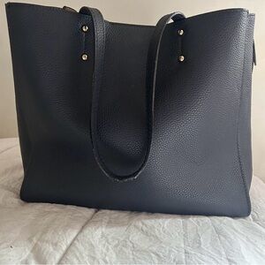 Elegant Navy Blue Tote Bag